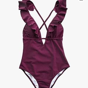 Women's One Piece Swimsuit Criss Cross Monokini